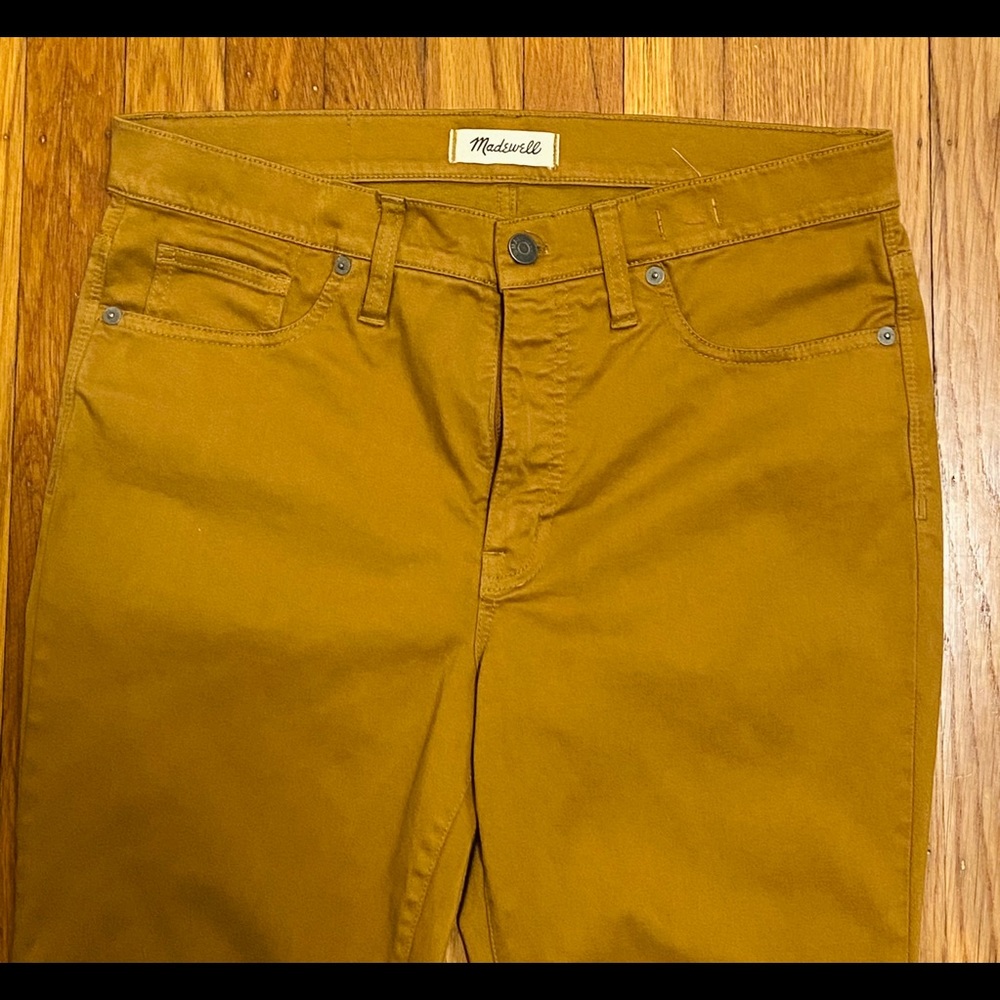 Madewell Skinny 9” Tan Chino skinny Jeans/ Pants